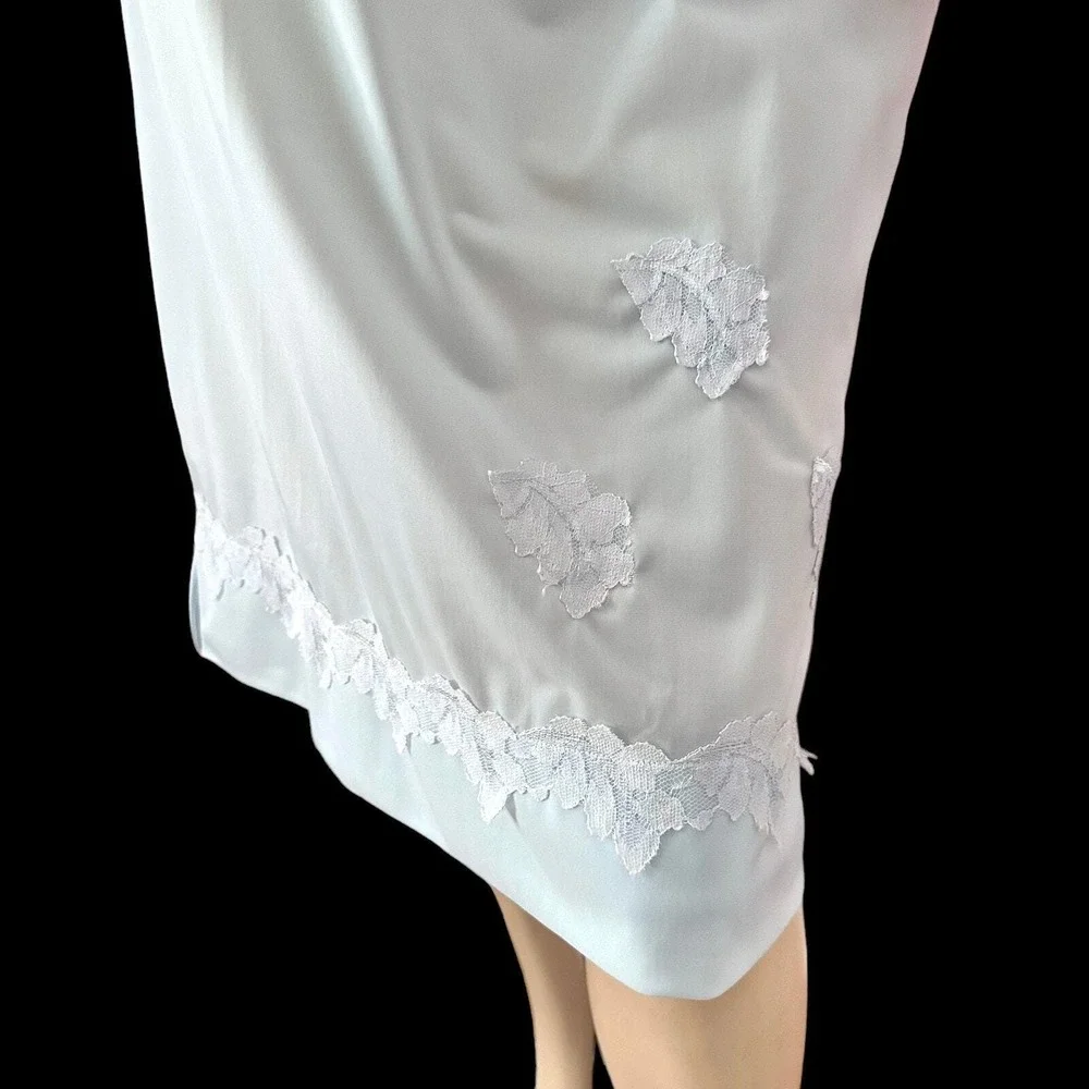 60s Pale Blue Nylon Slip Skirt‎ M NWT Angelic Dollette Coquette Ballerinacore
